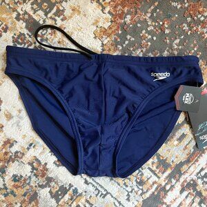 Speedo PowerFLEX Eco Swim Brief - Men’s 32 (Navy) - NWT